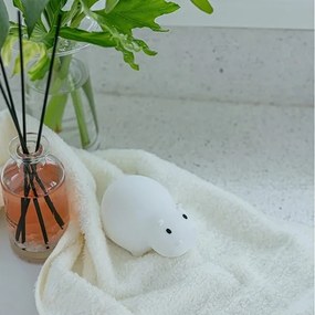 Lampă LED RGB tactilă reîncărcabilă de cadă pentru copii SWIMMY HIPPO LED/5V