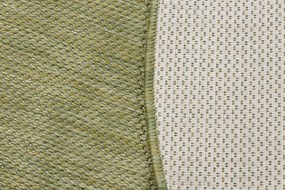 Covor SISAL SION cerc A5165A Melanj țesute plate verde