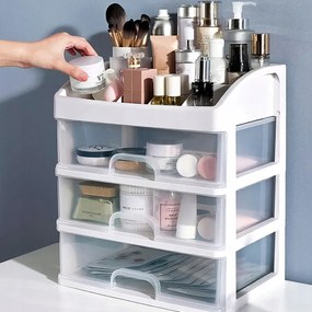 Organizator cosmetice 26,5 x 17 x 23,5 cm - alb