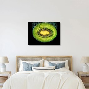 Tablou - detailu cu kiwi în apă (70x50 cm)