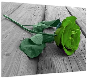 Tablou - Trandafir verde (70x50 cm)