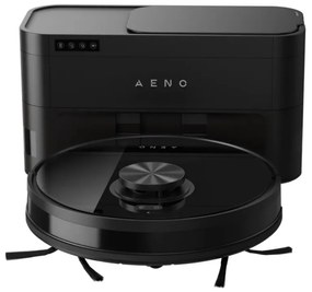 Aspirator robotic AENO ARC0005S, 4000Pa, 3000 mAh, 120 m2, Mapare, Wi-Fi, Comenzi vocale, Autonomie până la 120 min, Negru