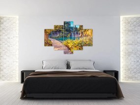 Tablou - Lacurile Plitvice, Croația (150x105 cm)