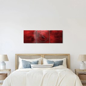 Tablou - Luna pe nivelul apei (cu ceas) (90x30 cm)
