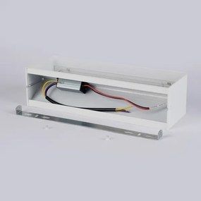 Brilagi - Aplică LED de exterior DONNANI, 12W, 230V, 30 cm, alb, IP44
