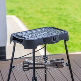 Gratar gradina electric negru MIR-E001 H77 cm