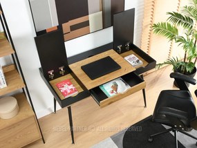 Masă PC Baiden (stejar negru + negru). 1109732
