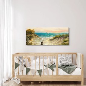 Tablou - Plaja cu nisip (120x50 cm)