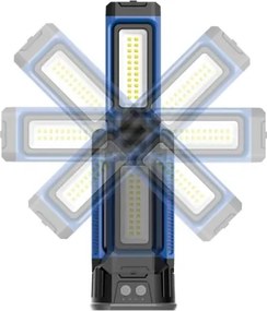 Viking - Reflector LED reîncărcabil cu stativ 3xLED/5V IPX4 4500 lm 4000 mAh