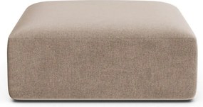 Taburet maro deschis cu tapițerie din catifea Campi – Cosmopolitan Design