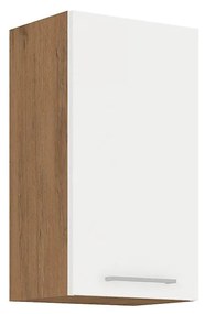 Dulap superior de bucătărie 40 G-72 1F Woody (Stejar lancelot + Alb lucios). 1070036