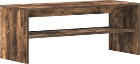 vidaXL Comodă TV, stejar fumuriu, 100x40x40 cm, lemn compozit