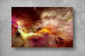 Tapet Premium Canvas - Pictura abstracta cu nuante de violet
