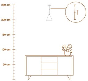 Lustră pe cablu Ledvance DECOR RAFFIA 1xE27/15W/230V