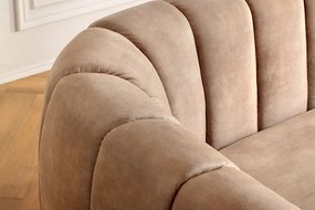 Canapea 3 locuri, Catifea Bej, Babylon A-44511 VC