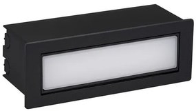 Spot LED incastrabil iluminat exterior ambiental IP54 ECHO negru