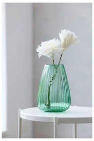 Vază din sticlă Bitz Kusintha, înălțime 22 cm, verde