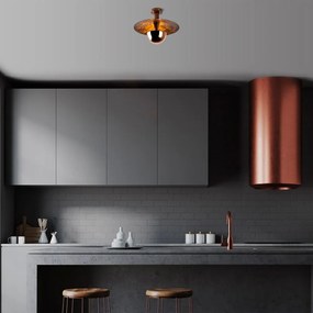 Lustră arămie cu abajur din metal ø 38 cm Kurt – Opviq lights