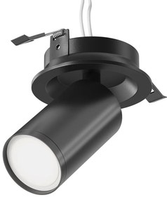 Spot incastrabil design tehnic Focus S negru