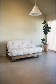 Canapea extensibilă alb/albastru deschis 160 cm Roots - Karup Design