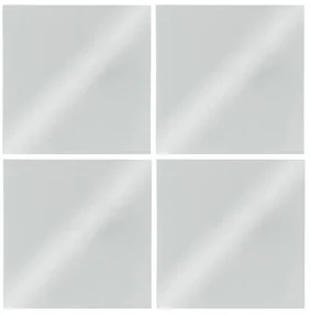 Set 4 oglinzi suspendate, Atmosphera Createur d'interieur, 30x30cm, Sticla