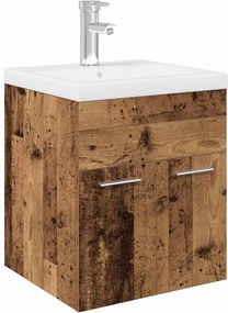 vidaXL Dulap pentru chiuvetă cu chiuvetă încorporată și robinet