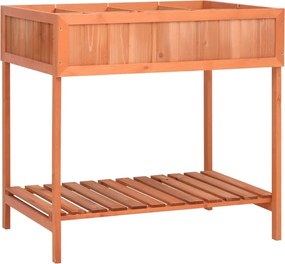 vidaXL Jardinieră plante aromatice, 80x60x80 cm, lemn masiv de brad