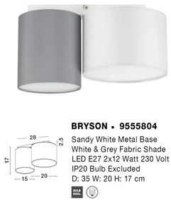 Plafoniera design modern BRYSON