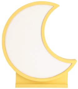 Veioză pentru copii galbenă Moon – Candellux Lighting