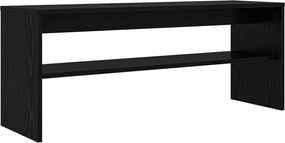 vidaXL Cabinet TV Stejar Negru 100 x 30 x 40 cm Lemn compozit