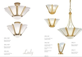 Aplica de perete LUX design clasic realizata manual Lady A3