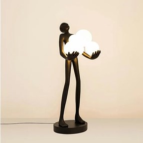 Lampa de masa decorativa cu design original Woman Premium negru