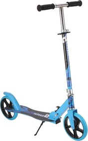 Trotineta copii si adolescenti NOVOKIDS™ Storm EVO PRO, Maxim 100 kg, Functie Super Brake, Maner reglabil pe inaltime, Diametru roata 200 mm, Albastru