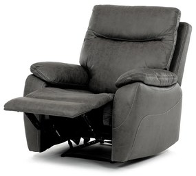Fotoliu reclinabil 4092 GREY3, vintage, gri