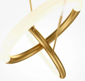 Pendul LED design modern Node auriu