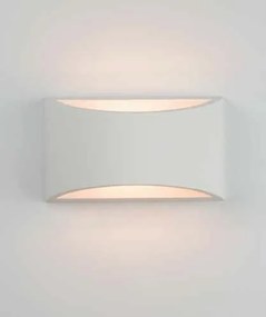 Aplica de perete cu lumina ambientala design modern Gypus alb