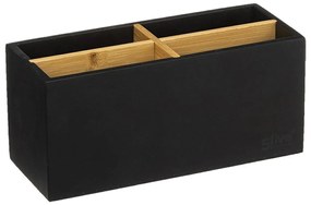 Organizator negru cu 4 compartimente NATUREO