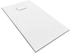Cadita Baie Din Compozit , Smack , 120 X70 Cm , Cu Sifon,Alb