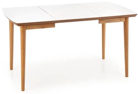 Masa extensibila Barret mdf alb mat - L90/190 x l80 x h75 cm