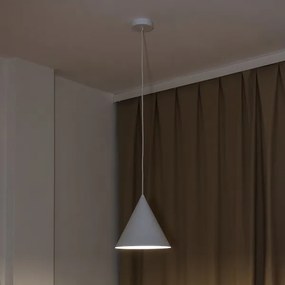 Pendul pe cablu ETNA II, 1x E27/15W/230V, diametru 25 cm, alb