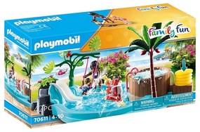 PISCINA DE COPII CU TOBOGAN - PLAYMOBIL (70611)