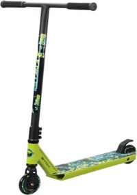 Trotineta Freestyle NOVOKIDS™ Iguana Special edition, maxim 100 kg, Frana picior, Cadru si roti aluminiu, Diametru roata 100 mm, Verde