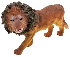 Figurină replică animal leu maroniu 23cm