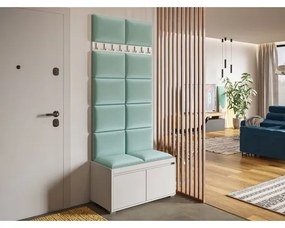 Mobilier pentru hol Kendora 80 (cu 12 buc panouri tapițate Pazara 40x30) (manila 11). 1054007