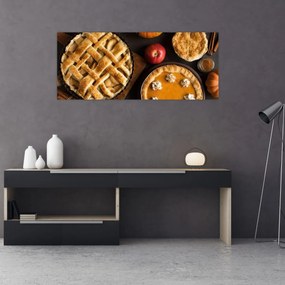 Tablou - Plăcintă de dovleac (120x50 cm)