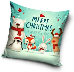 Crăciun Merry Christmas, husă decorativă pentru pernă 40*40 cm