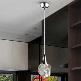 Lustra / Pendul LED design modern decorativ Aquaria crom