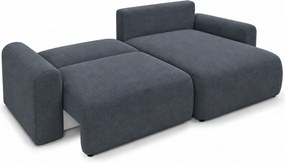 Canapea extensibila reversibila L NORDEN PAROS 250x140 cm, gri inchis
