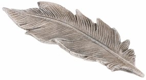 Decorație funerară Pene din aripi de înger,poliresin, 16 x 6 x 2 cm