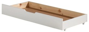Sertar depozitare pentru pat Jumper Vipack White, lățime 130 cm, alb